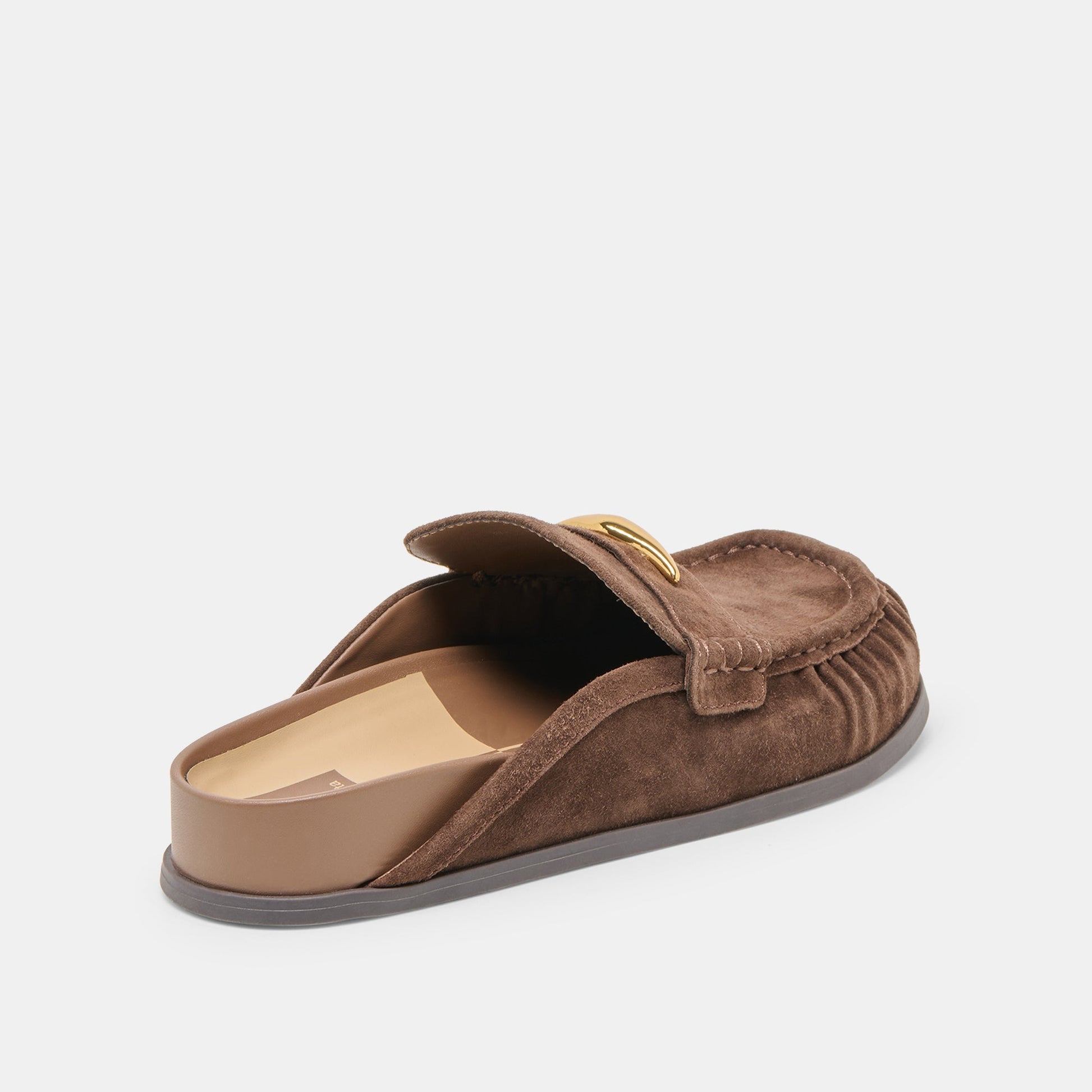 Jodero Dk Brown Suede Flats Dolce Vita
