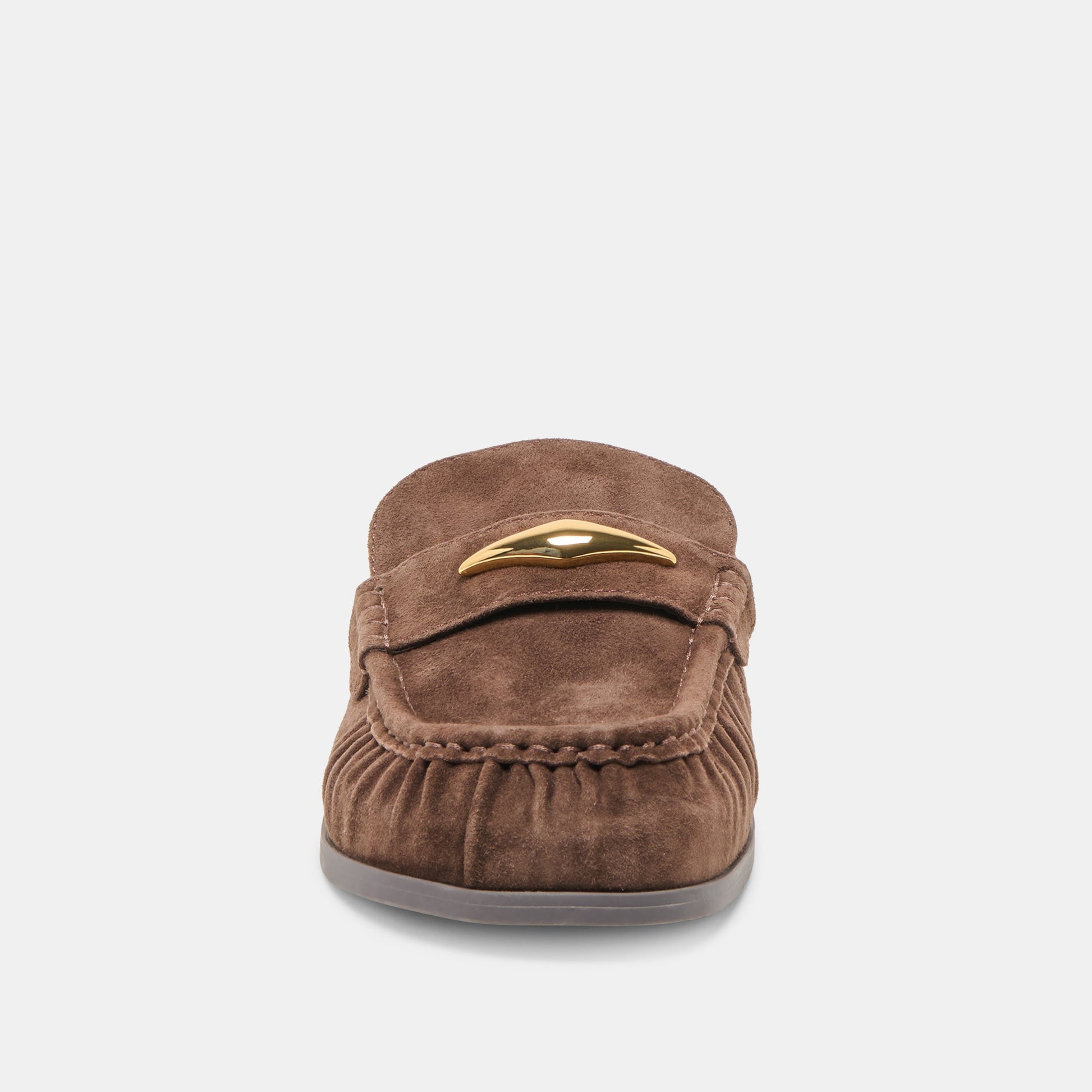 Jodero Dk Brown Suede Flats Dolce Vita