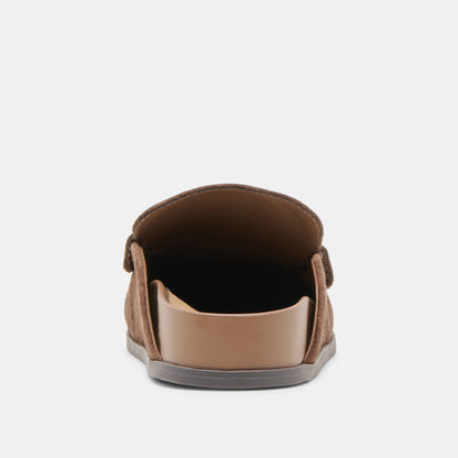 Jodero Dk Brown Suede Flats Dolce Vita