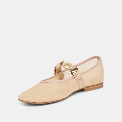 Relan French Vanilla Mesh Ballet Flats Dolce Vita