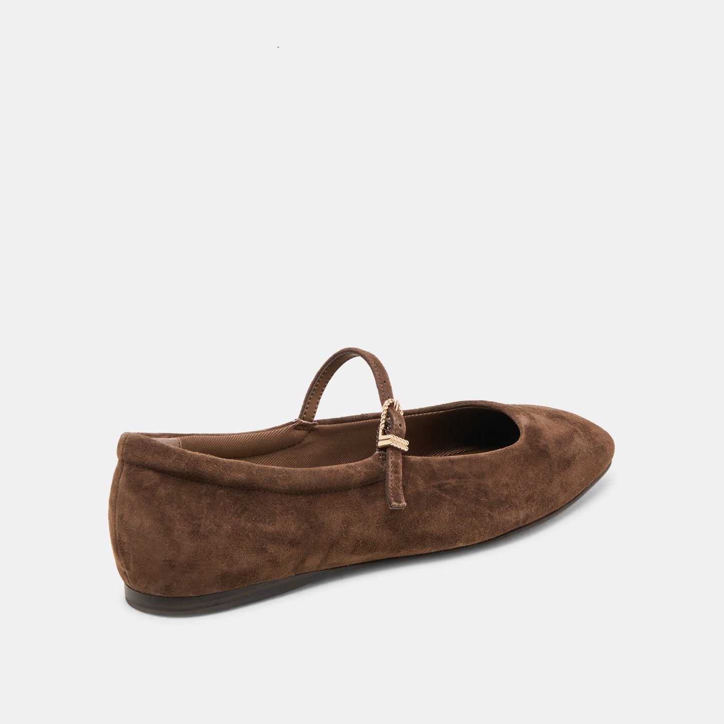 Reyes Dk Brown Suede Ballet Flats Dolce Vita