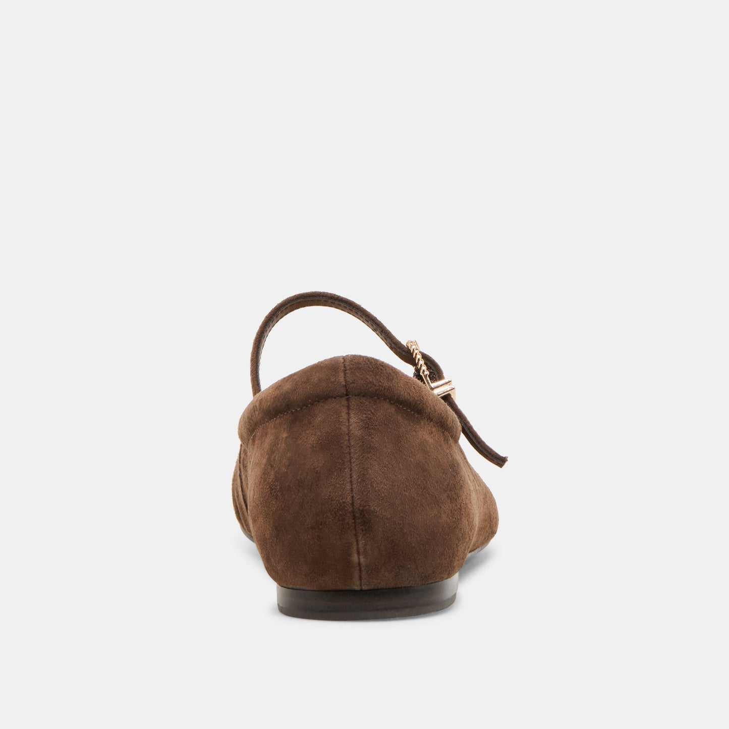 Reyes Dk Brown Suede Ballet Flats Dolce Vita