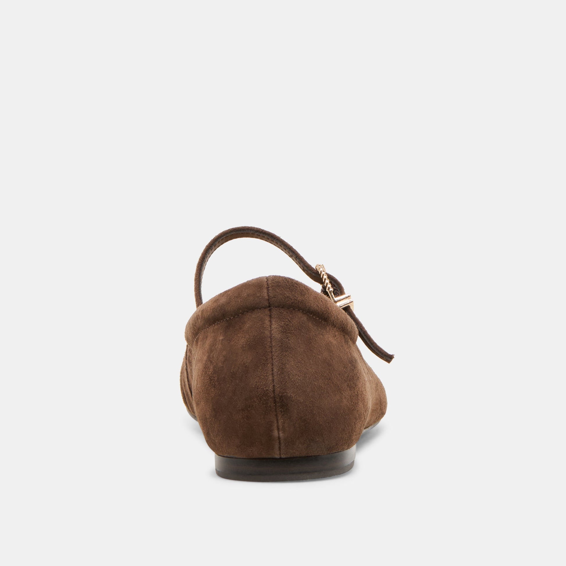Reyes Dk Brown Suede Ballet Flats Dolce Vita