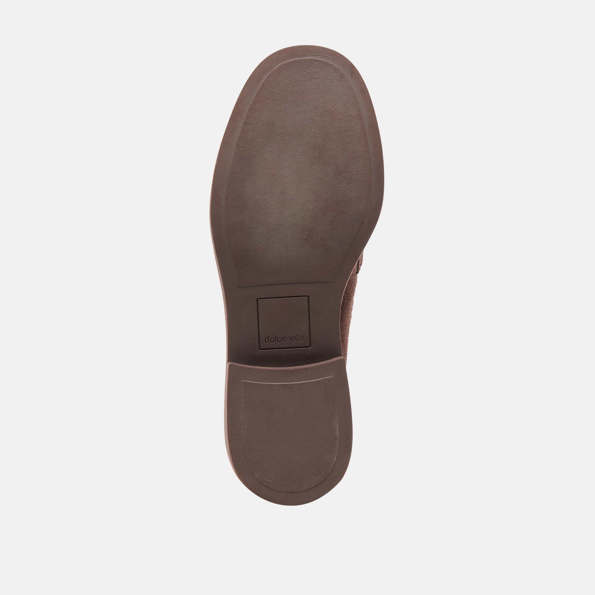 Tiggy Mahogany Suede Loafers Dolce Vita