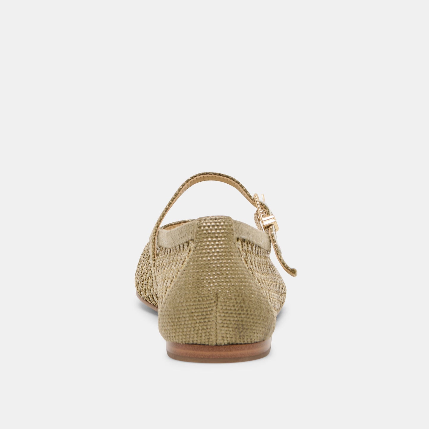 Reyes Olive Woven Raffia Ballet Flats Dolce Vita