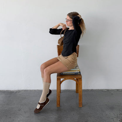 Sofya Dk Brown Suede Sneakers Dolce Vita