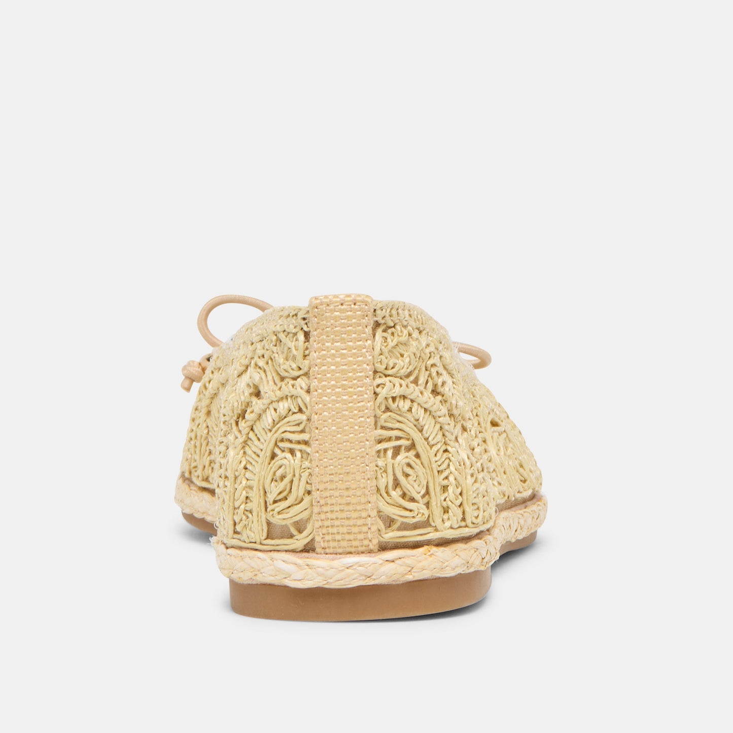 Tianna Lt Natural Raffia Lace Ballet Flats Dolce Vita