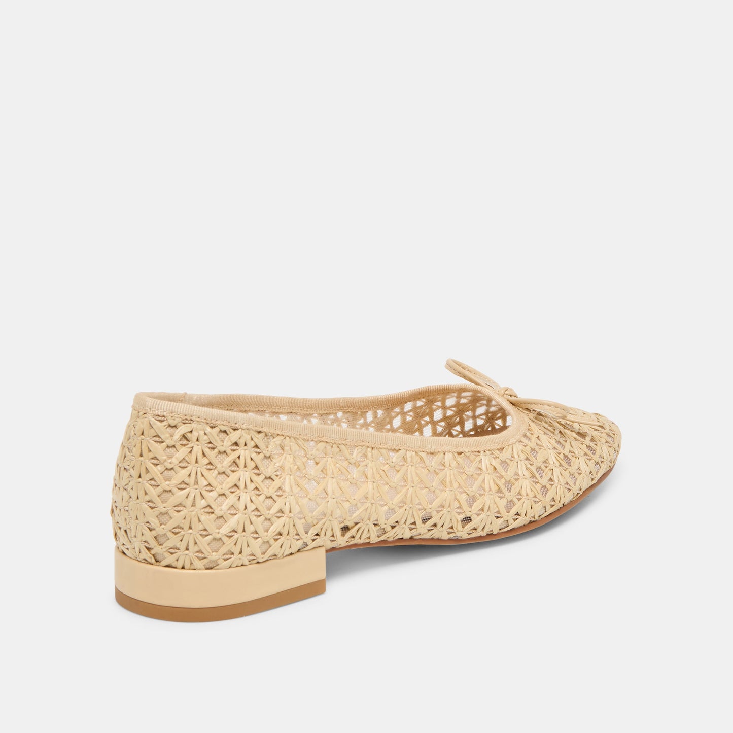 Ulicia Lt Natural Cross Hatch Raffia Ballet Flats Dolce Vita