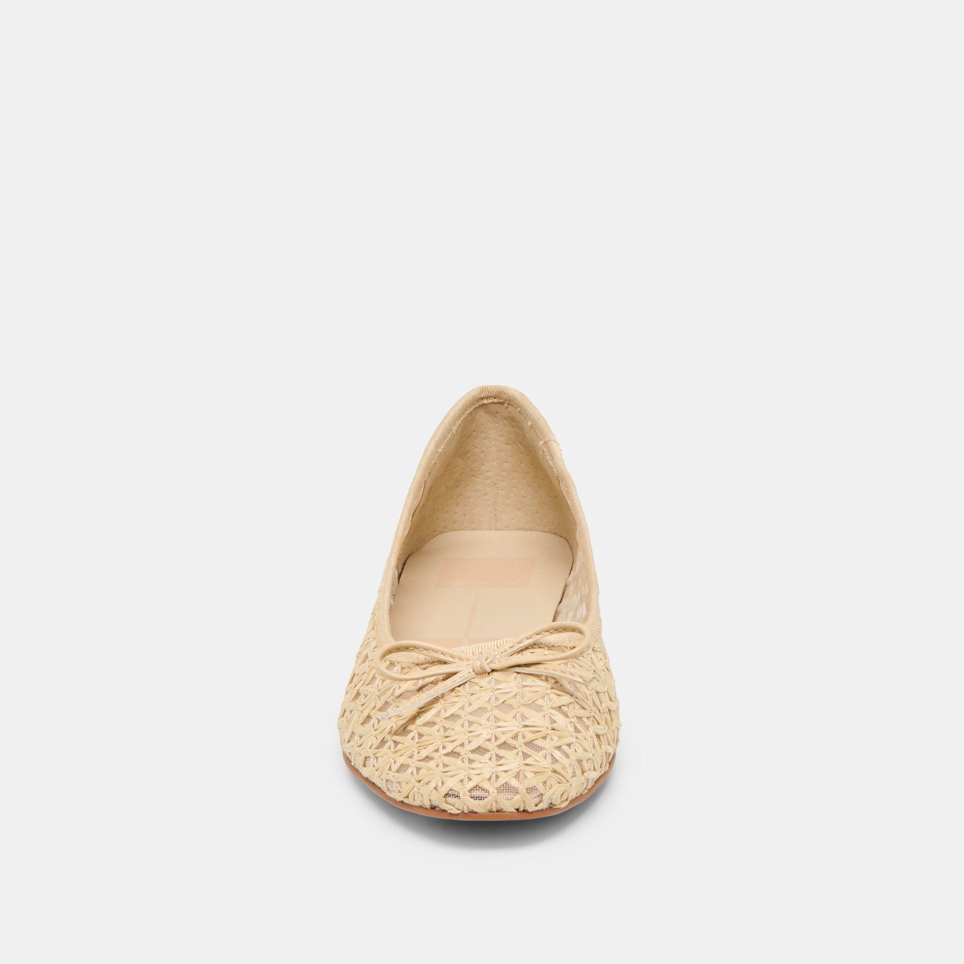 Ulicia Lt Natural Cross Hatch Raffia Ballet Flats Dolce Vita