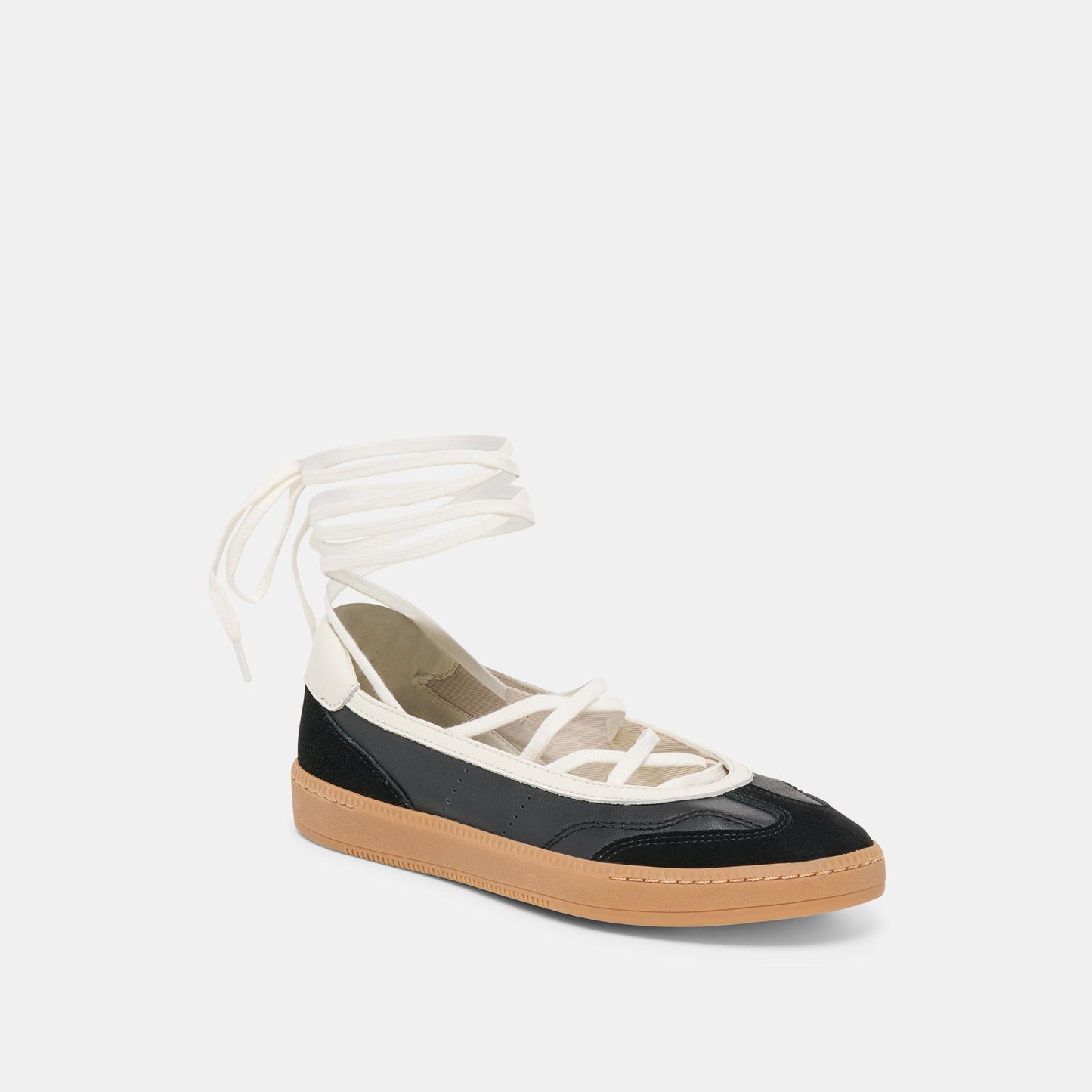 Nyomie Black Leather Sneakers Dolce Vita