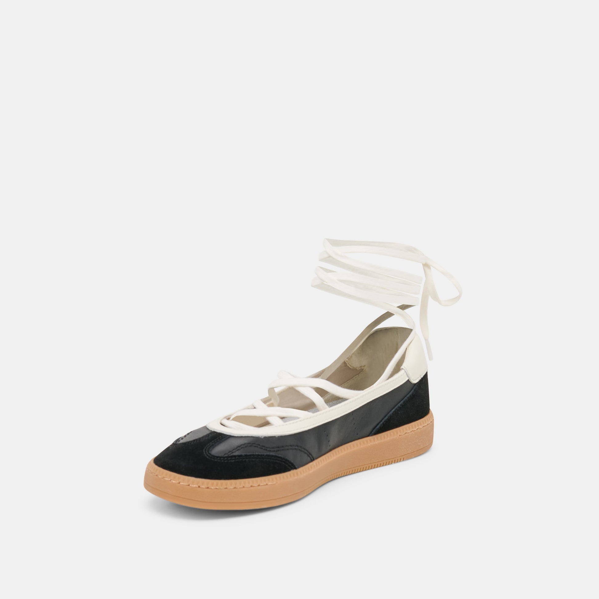 Nyomie Black Leather Sneakers Dolce Vita