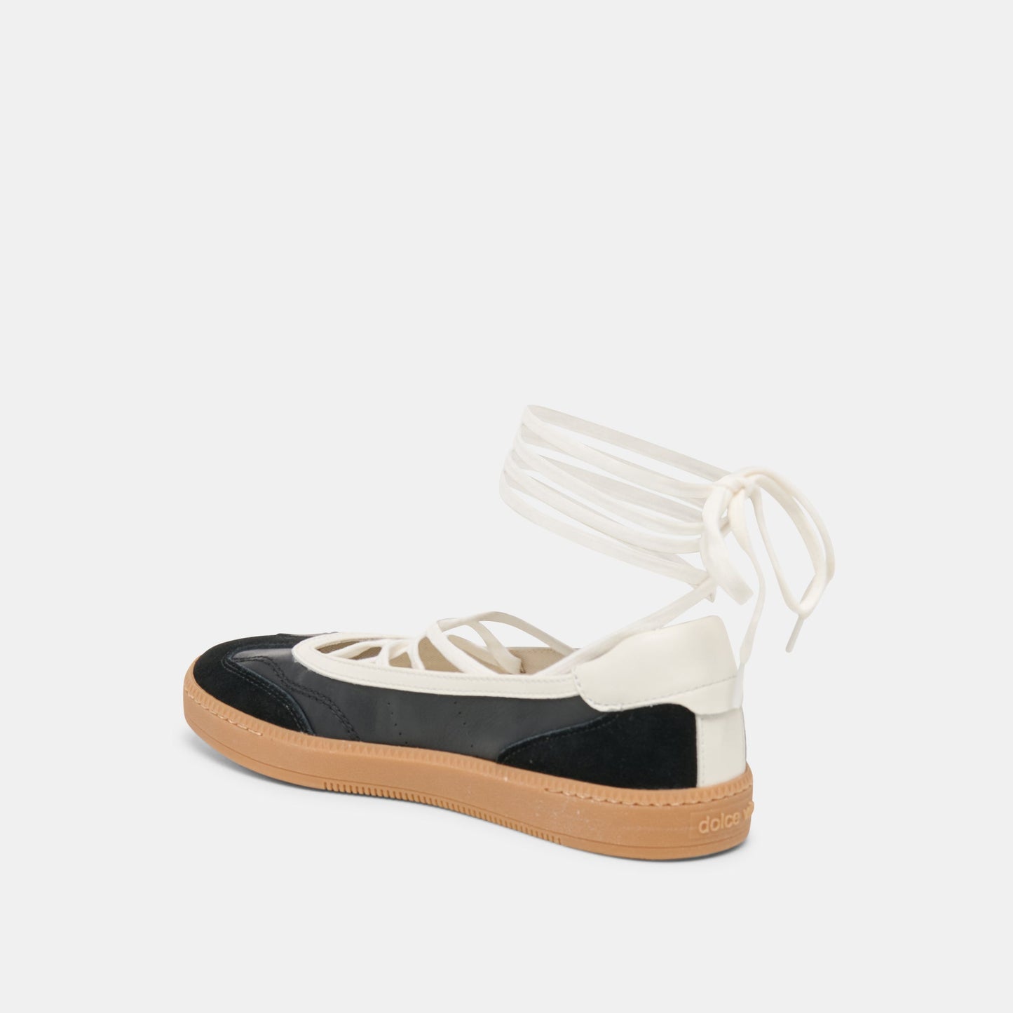 Nyomie Black Leather Sneakers Dolce Vita