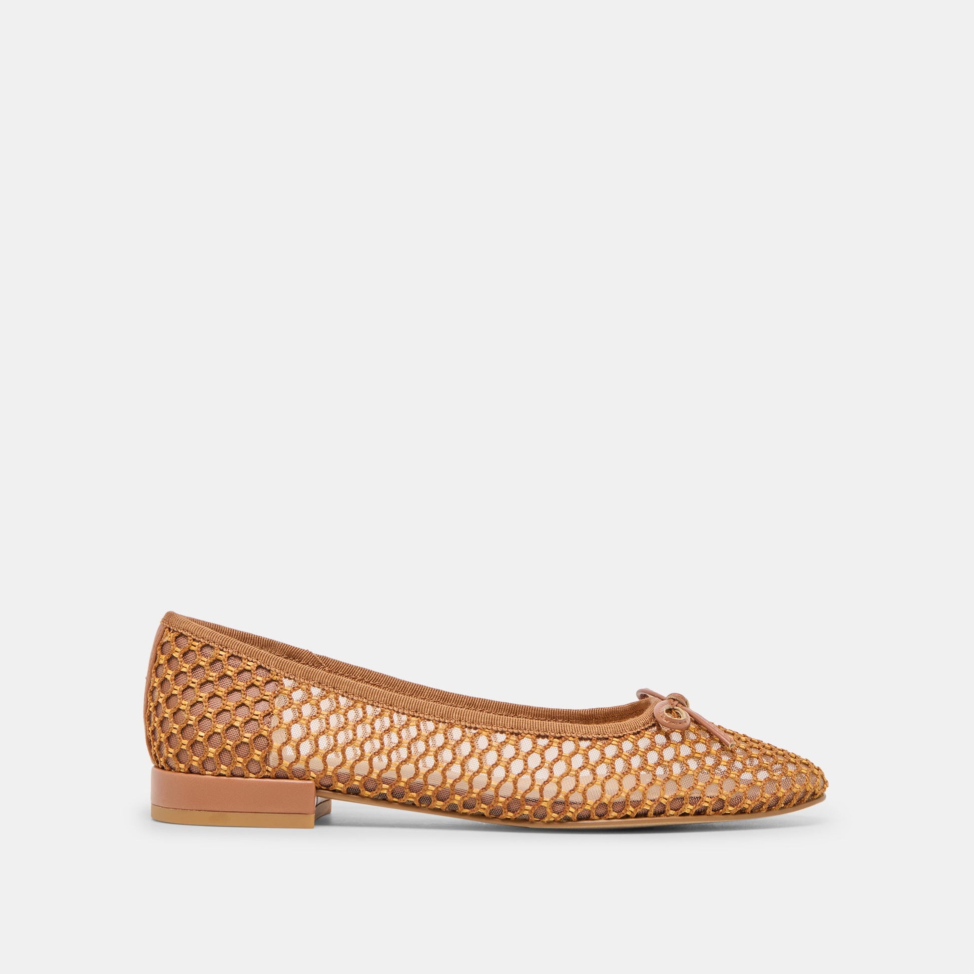 Ulicia Coral Woven Mesh Ballet Flats Dolce Vita