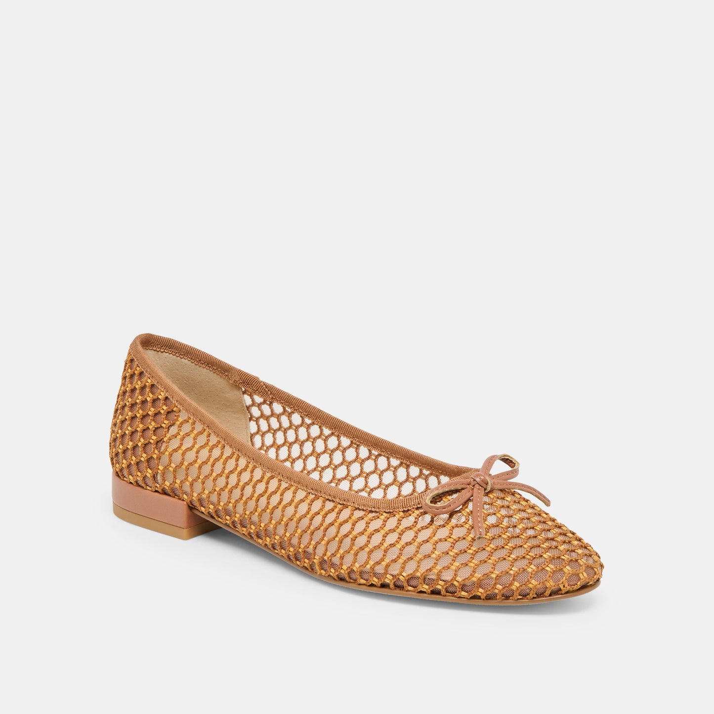Ulicia Coral Woven Mesh Ballet Flats Dolce Vita