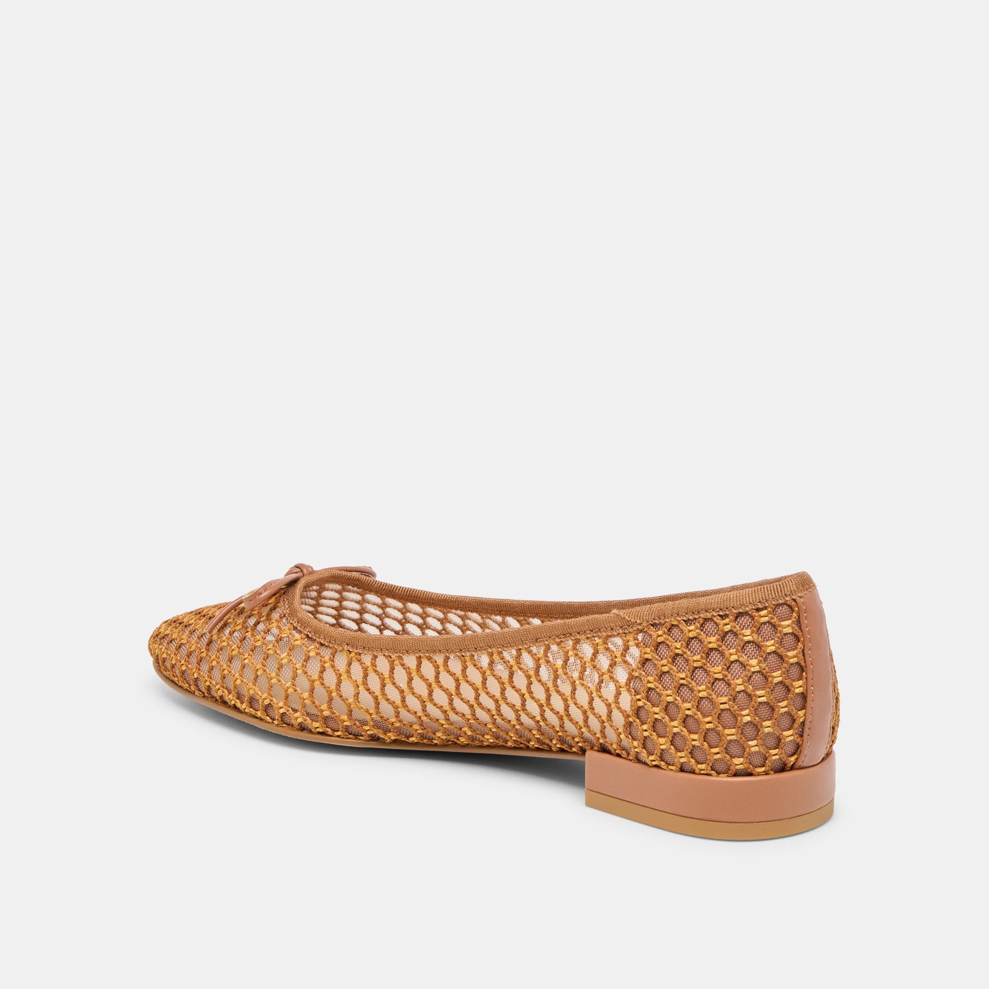 Ulicia Coral Woven Mesh Ballet Flats Dolce Vita