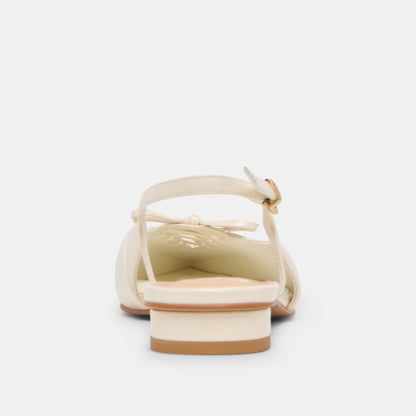 Owana Off White Leather Flats Dolce Vita