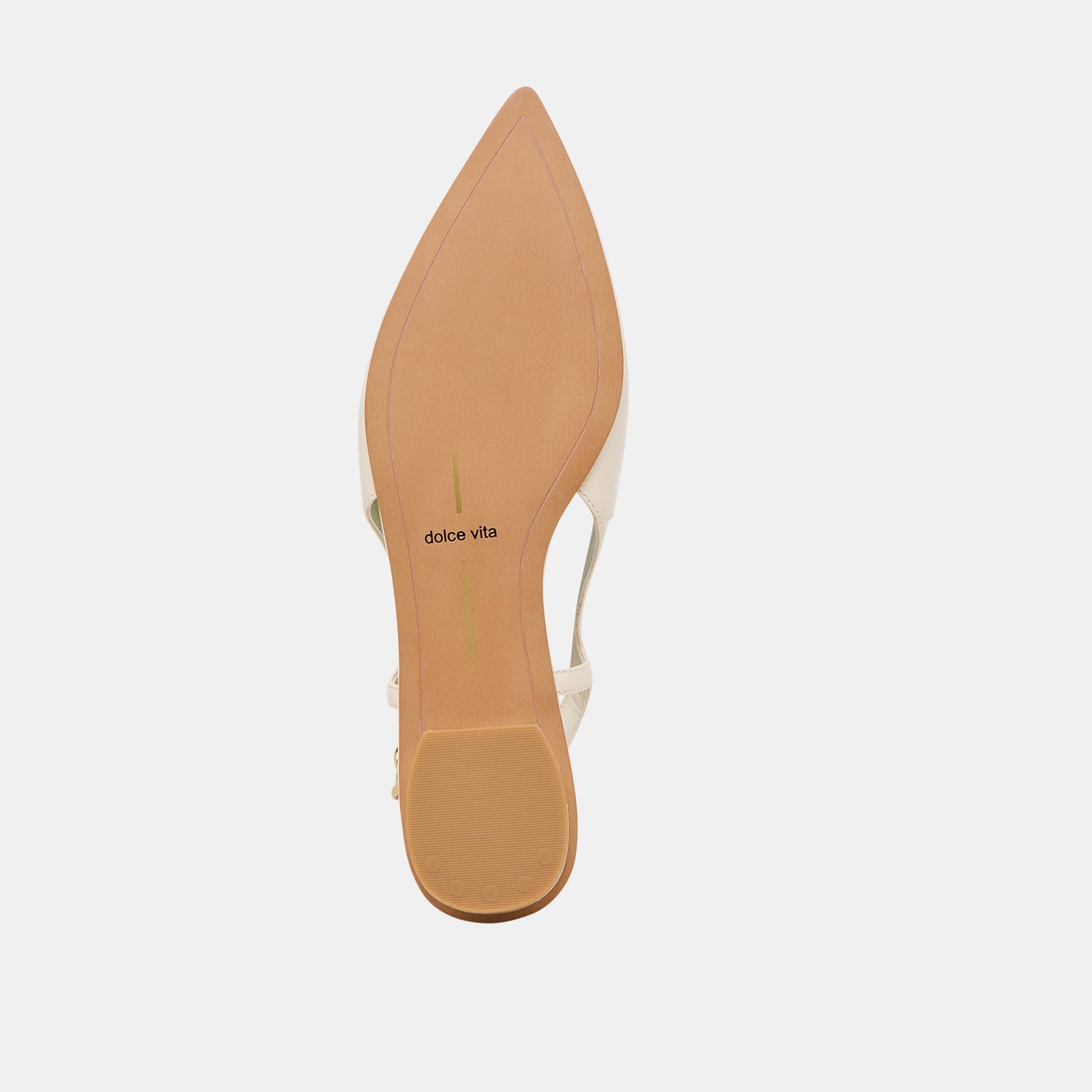 Owana Off White Leather Flats Dolce Vita