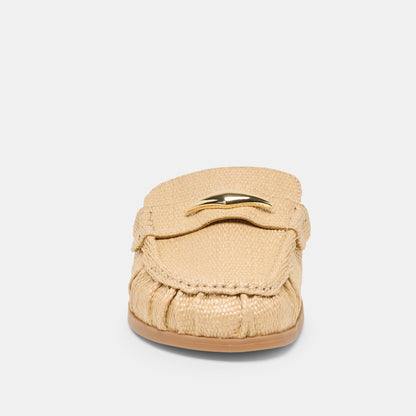 Jodero Lt Natural Raffia Flats Dolce Vita