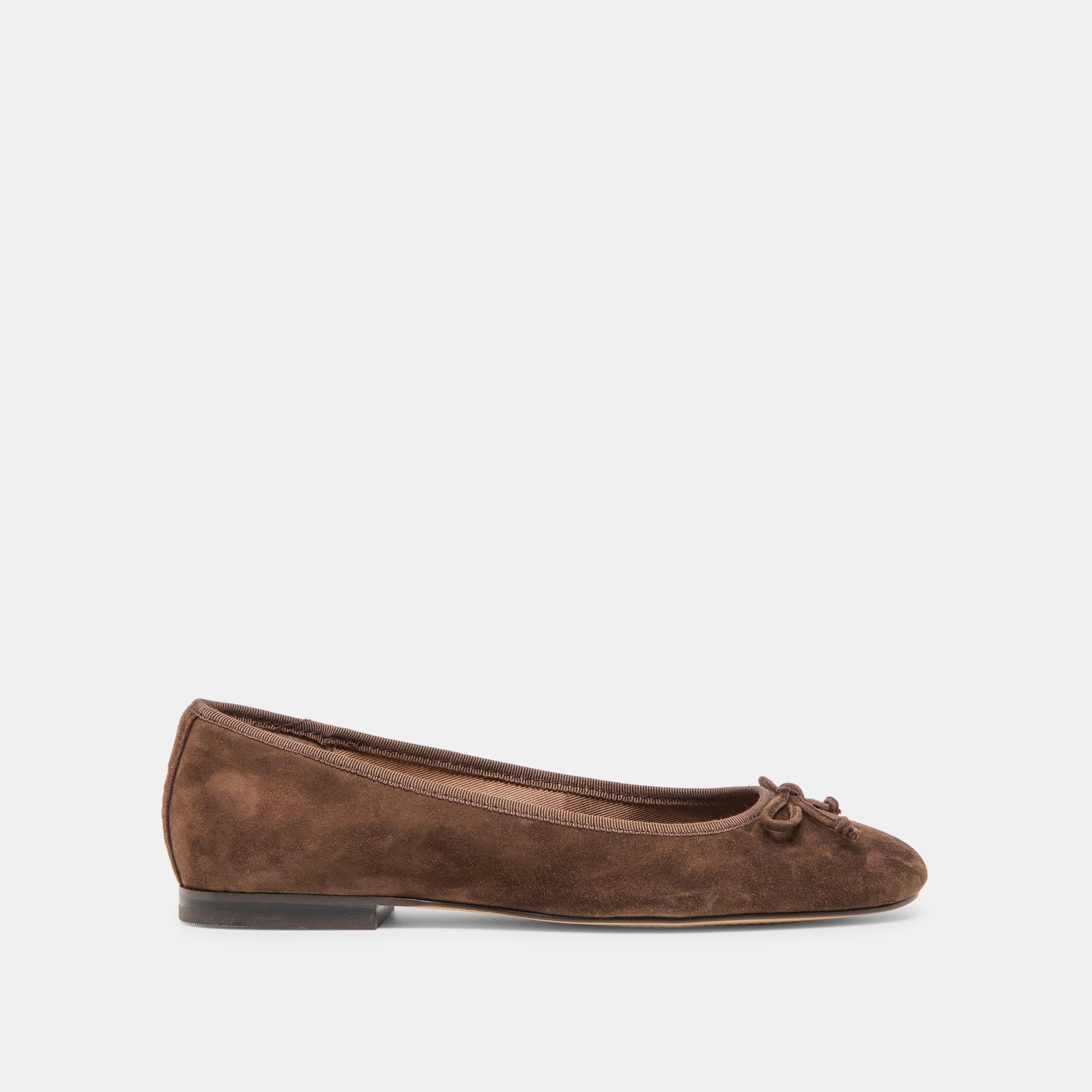 Ritla Dk Brown Suede Ballet Flats Dolce Vita