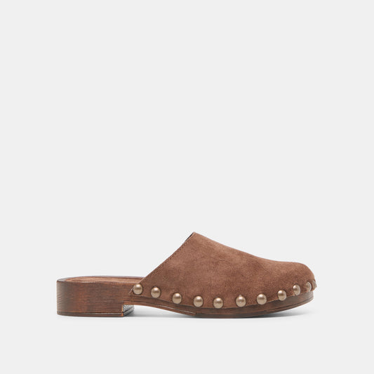 Alanis Brown Suede Flats Dolce Vita