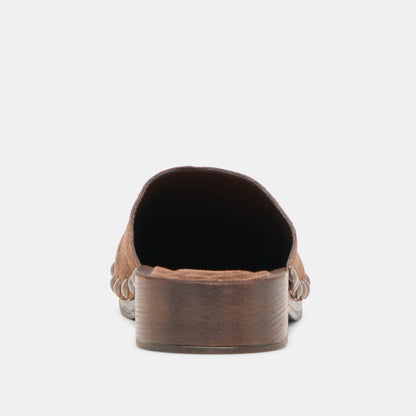 Alanis Brown Suede Flats Dolce Vita