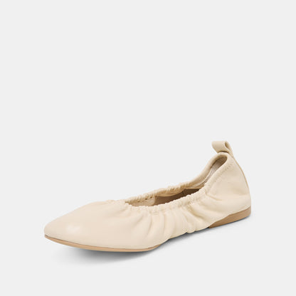 Conrad Bone Leather Ballet Flats Dolce Vita