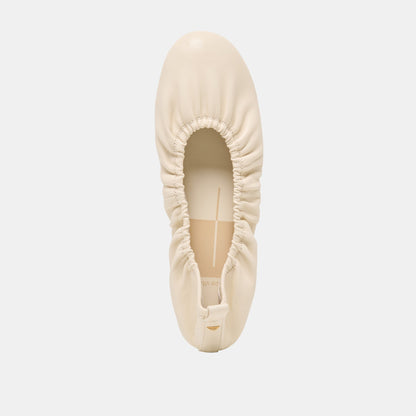 Conrad Bone Leather Ballet Flats Dolce Vita