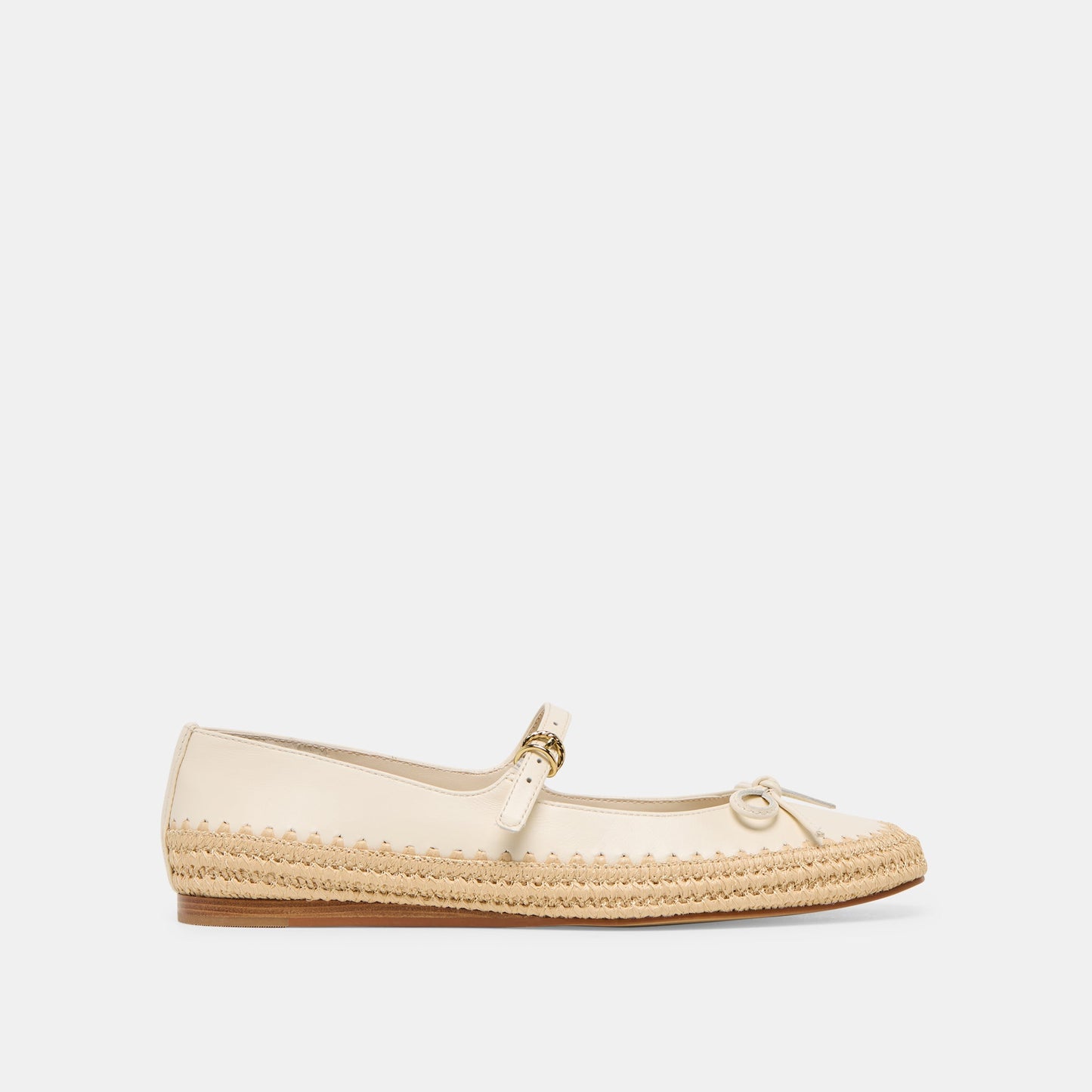 Betony Off White Leather Ballet Flats Dolce Vita