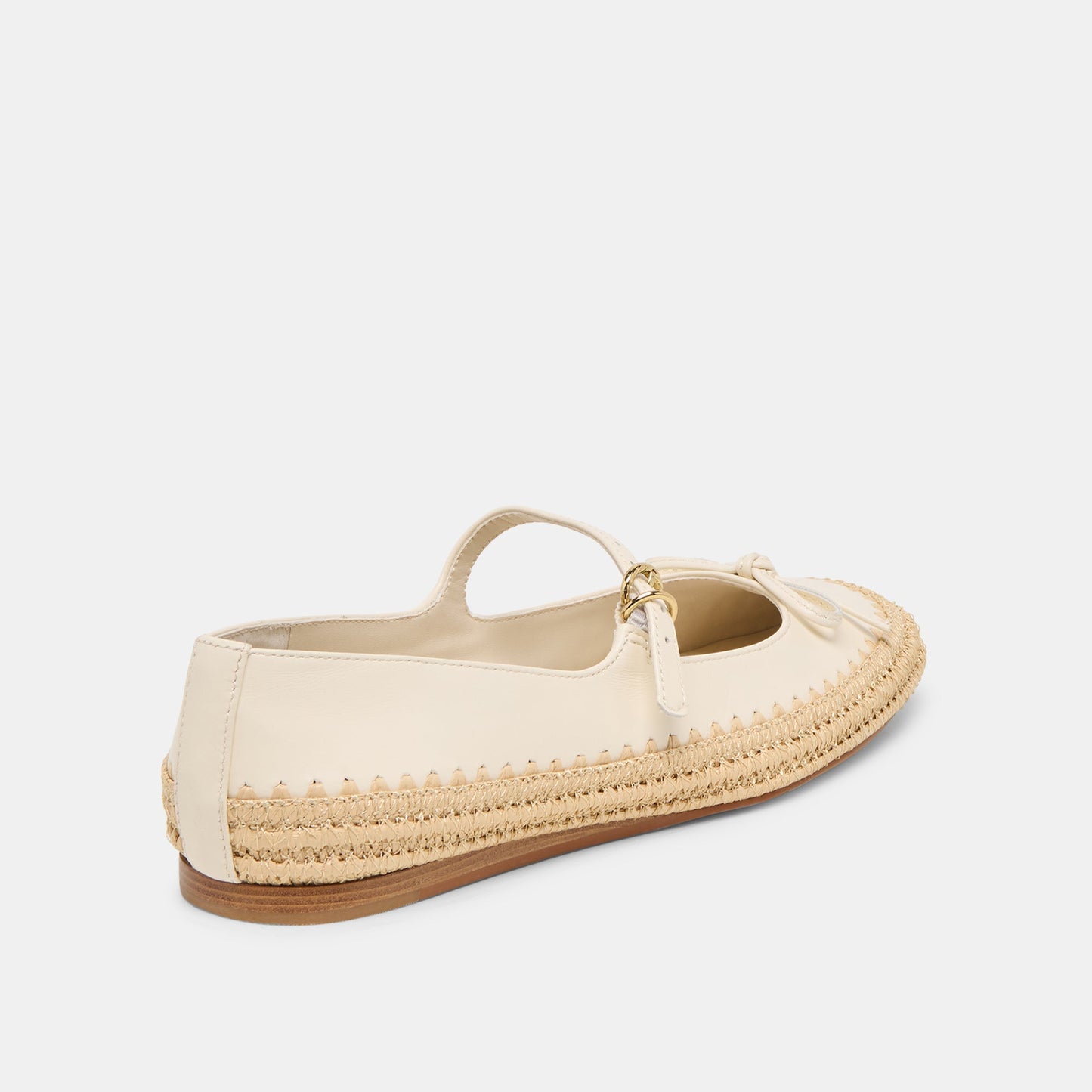 Betony Off White Leather Ballet Flats Dolce Vita