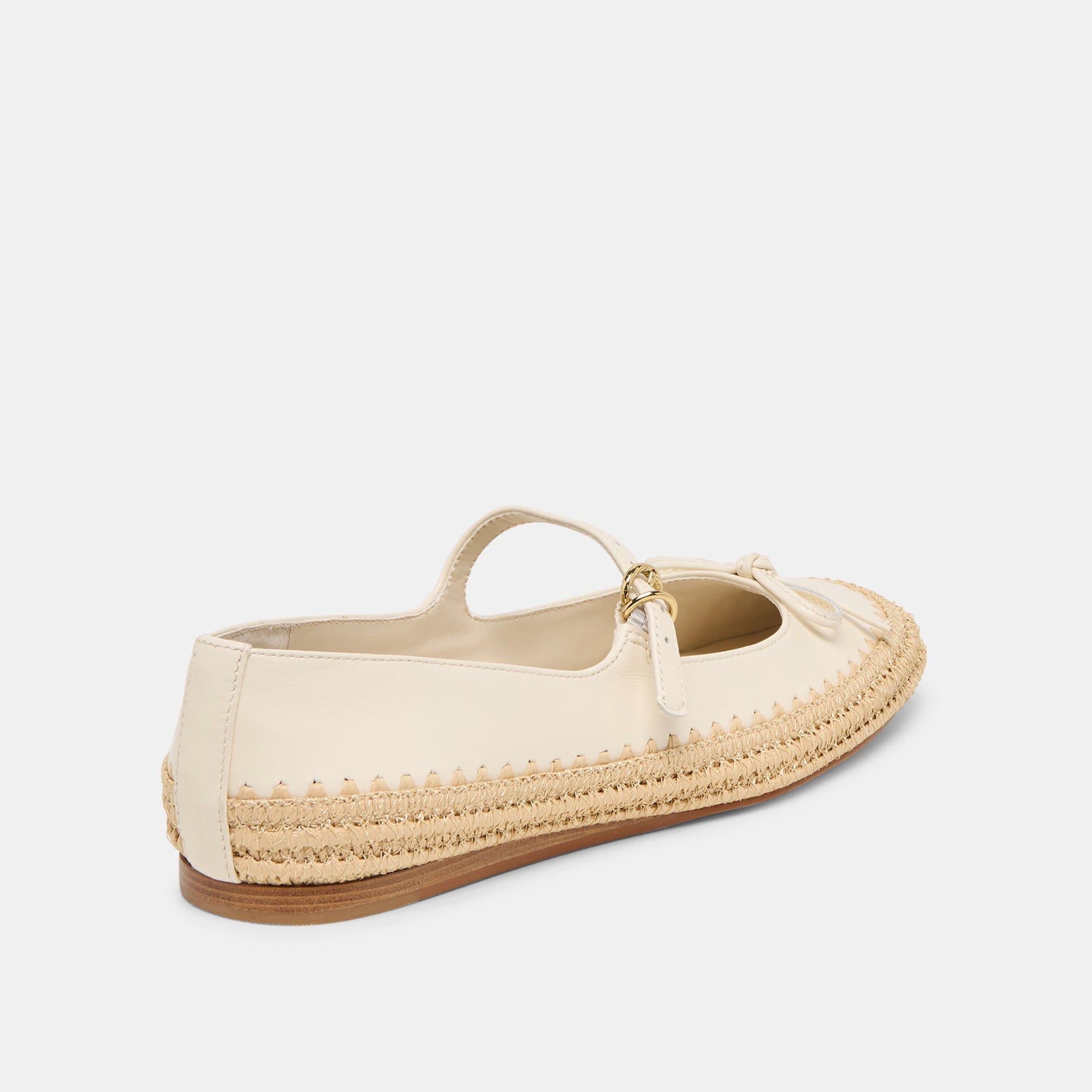 Betony Off White Leather Ballet Flats Dolce Vita