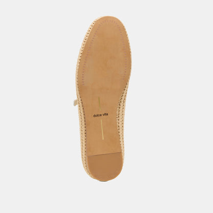 Betony Off White Leather Ballet Flats Dolce Vita