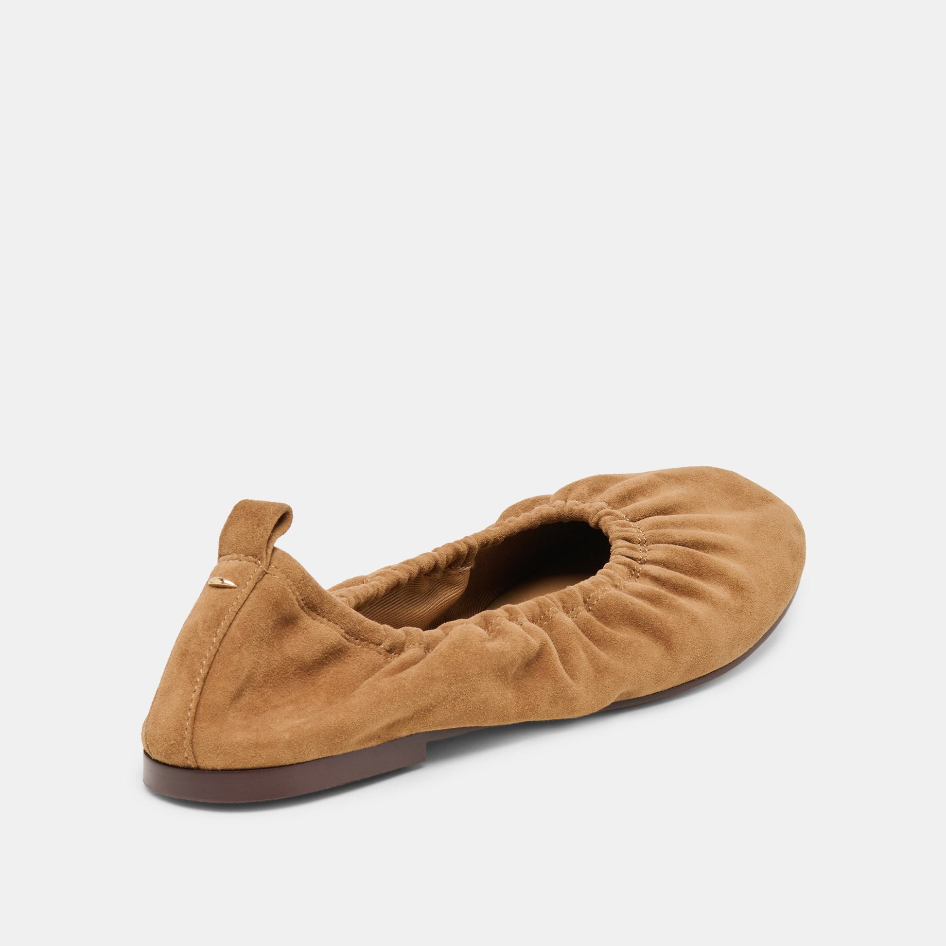 Conrad Lt Brown Suede Ballet Flats Dolce Vita