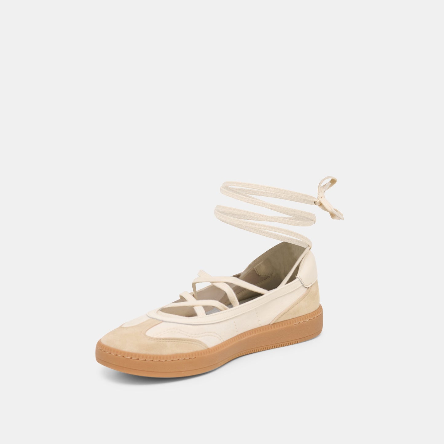 Nyomie Ivory Multi Leather Sneakers Dolce Vita