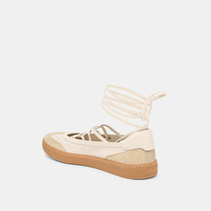 Nyomie Ivory Multi Leather Sneakers Dolce Vita