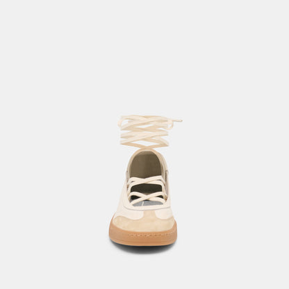 Nyomie Ivory Multi Leather Sneakers Dolce Vita