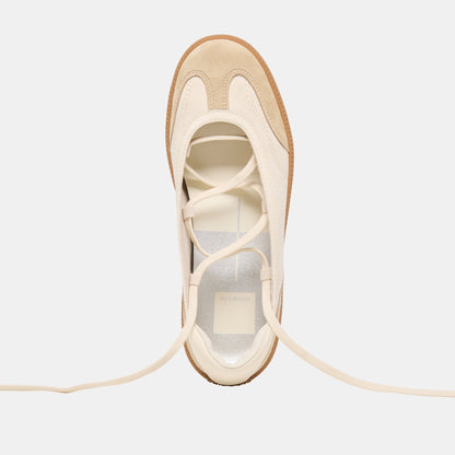 Nyomie Ivory Multi Leather Sneakers Dolce Vita