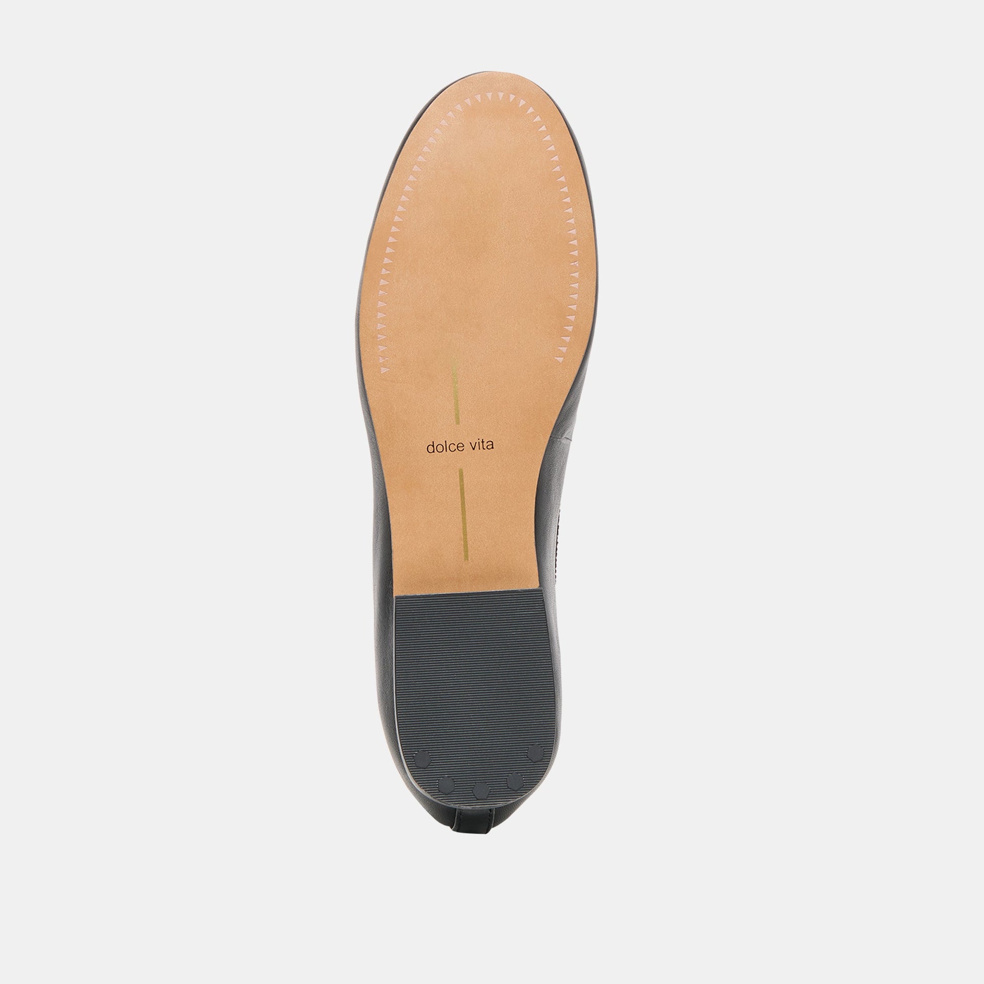 Ritla Black Leather Ballet Flats Dolce Vita
