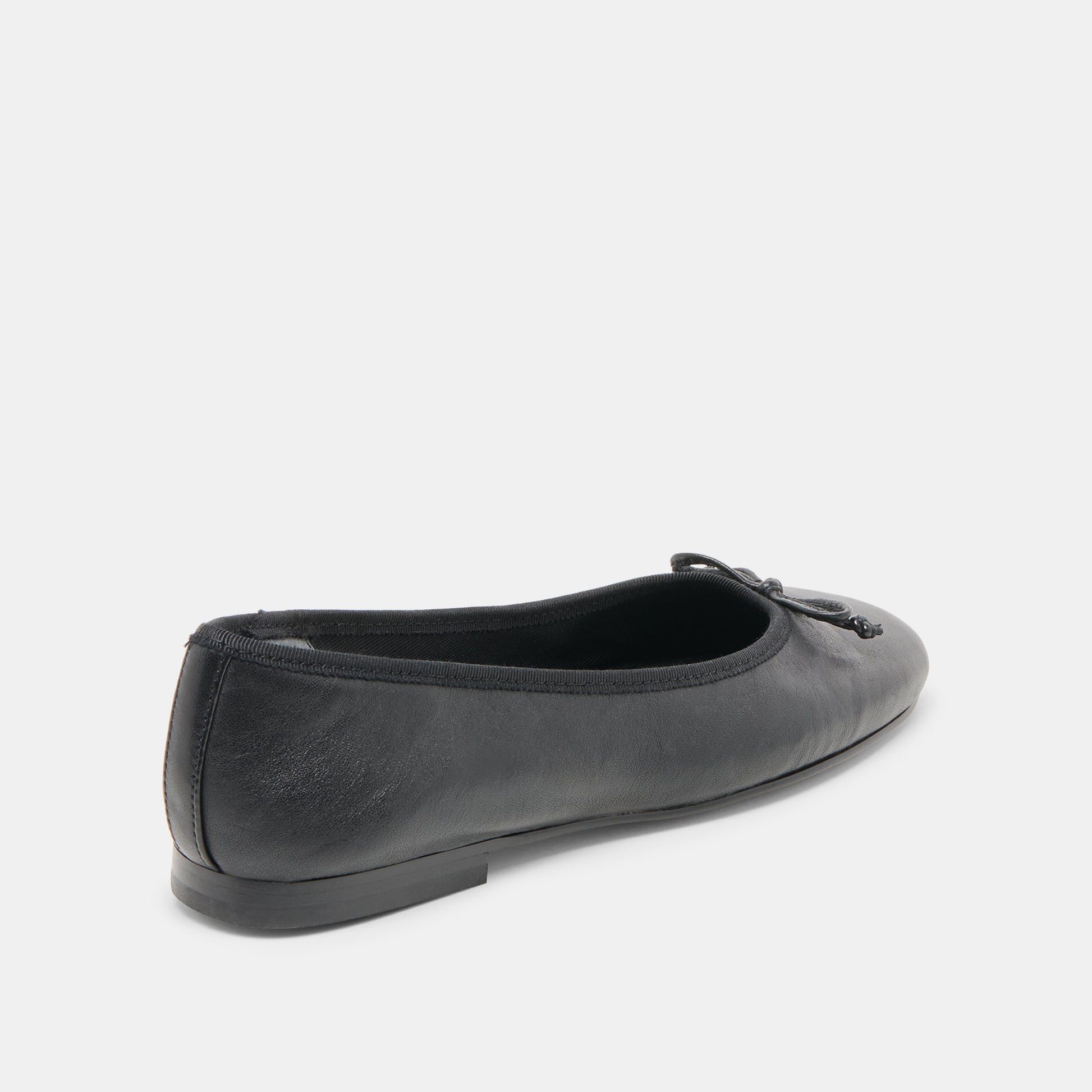 Ritla Black Leather Ballet Flats Dolce Vita