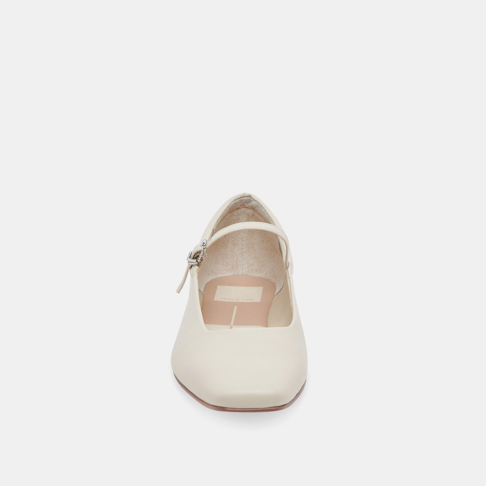 Reyes Ivory Leather Ballet Flats Dolce Vita