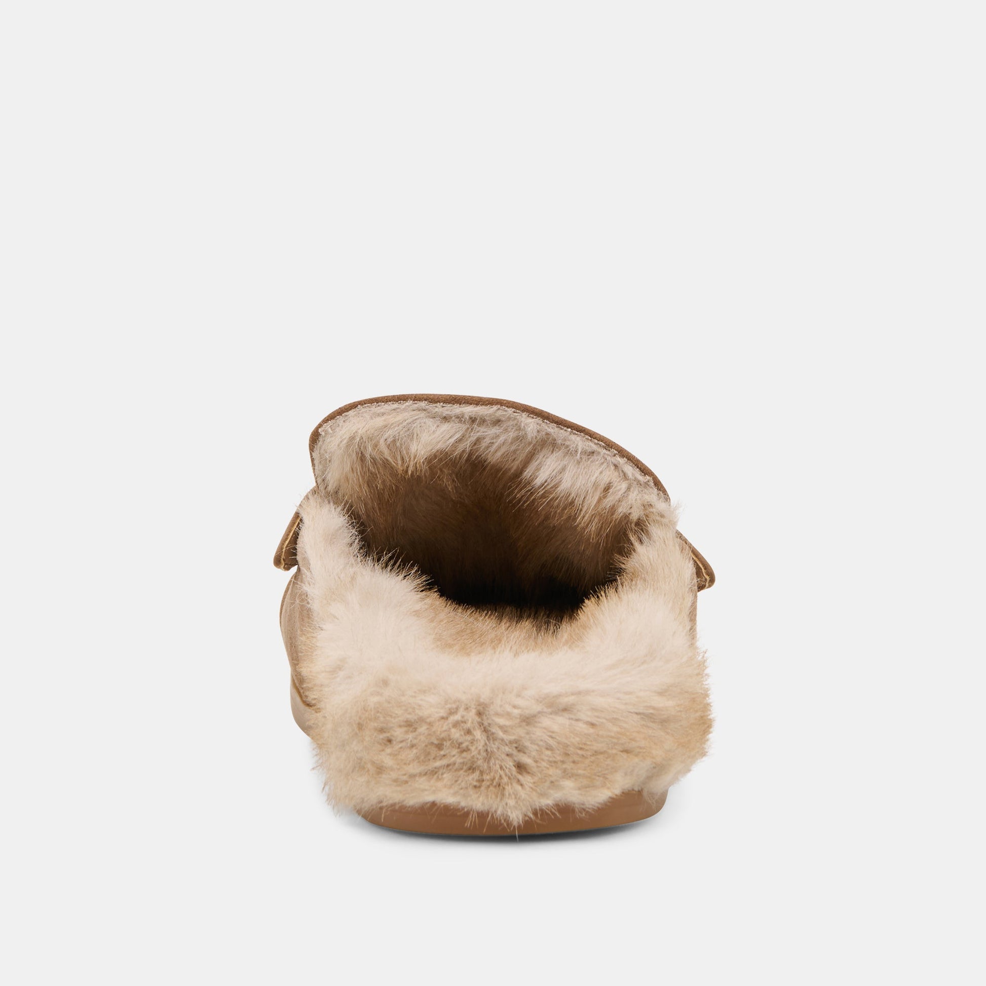 Jodero Plush Mushroom Suede Flats Dolce Vita