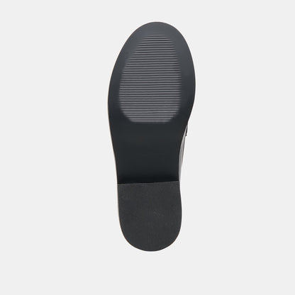 Bodi Black Leather Loafers Dolce Vita