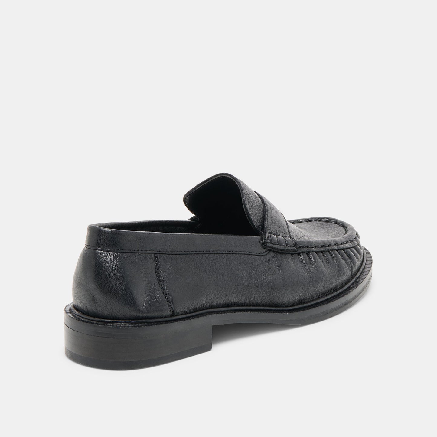 Bodi Black Leather Loafers Dolce Vita