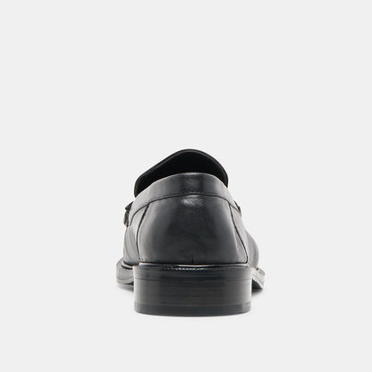 Bodi Black Leather Loafers Dolce Vita
