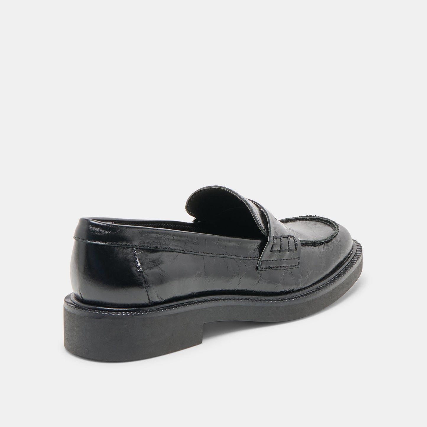 Tiggy Midnight Crinkle Patent Loafers Dolce Vita