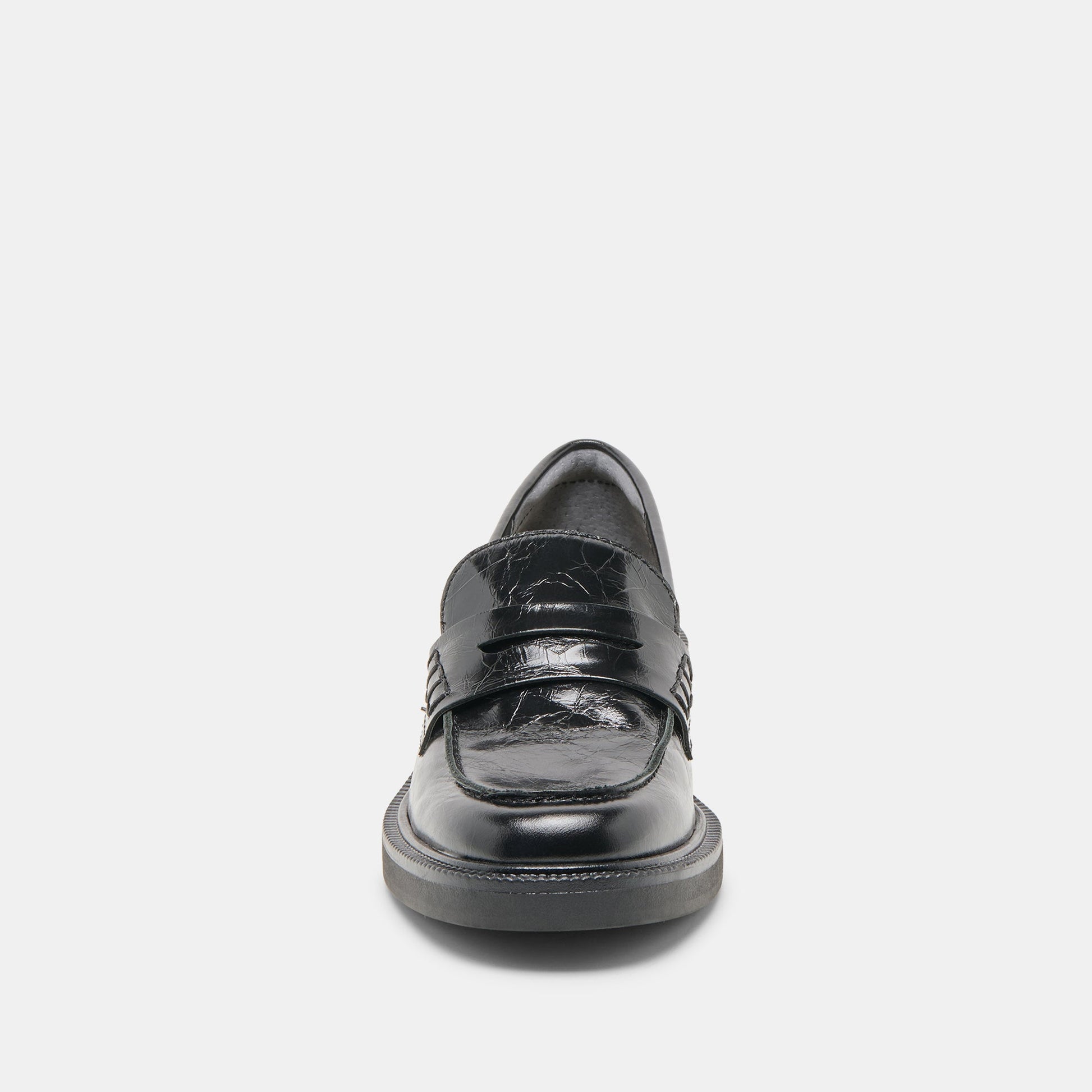Tiggy Midnight Crinkle Patent Loafers Dolce Vita