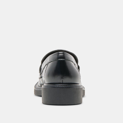 Tiggy Midnight Crinkle Patent Loafers Dolce Vita