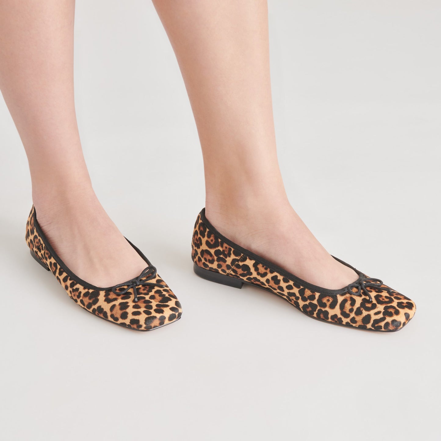 Anisa Ballet Flats DK LEOPARD CALF HAIR Dolce Vita