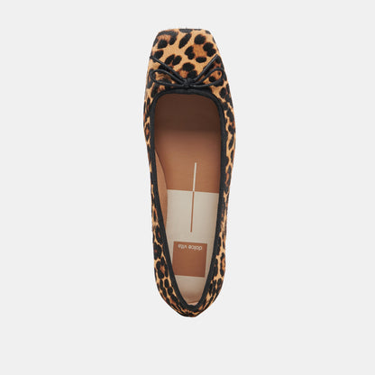 Anisa Ballet Flats DK LEOPARD CALF HAIR Dolce Vita
