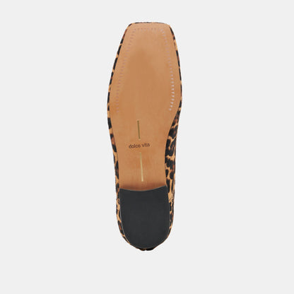 Anisa Ballet Flats DK LEOPARD CALF HAIR Dolce Vita
