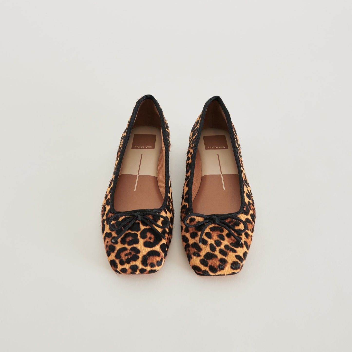 Anisa Ballet Flats DK LEOPARD CALF HAIR Dolce Vita